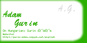 adam gurin business card